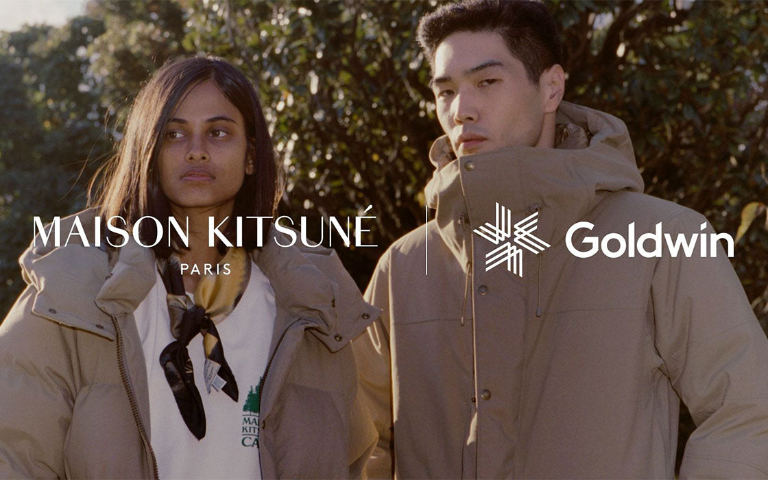 maison kitsune goldwin Field Down Jacket-